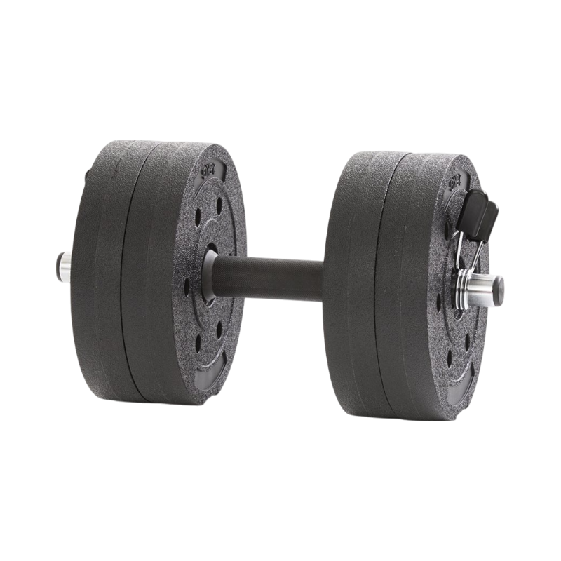 Justerbar vinylhantel från Gymstick Active på 10 kg för styrketräning hemma eller på gym