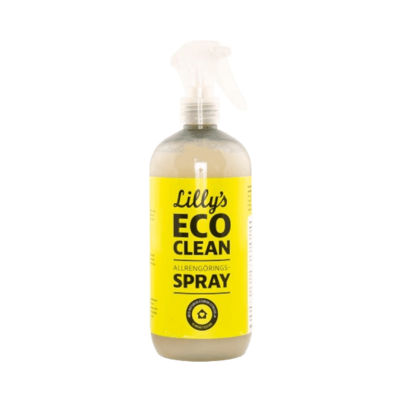 Lilly's Eco Clean allrengöringsspray med naturliga ingredienser och miljövänlig formula