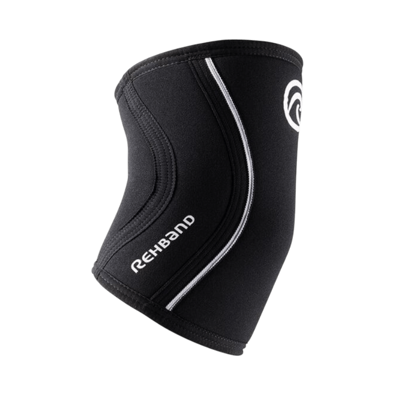 Rehband Rx armbågssleeve i svart med ergonomisk design