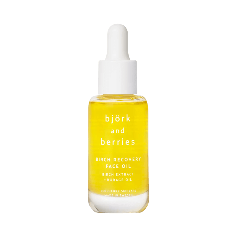 Björk & Berries Birch Recovery Face Oil med björkextrakt och boragoolja