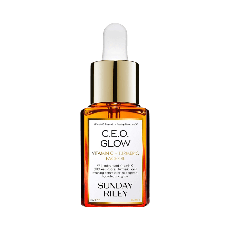 C.E.O. Glow Vitamin C Face Oil från Sunday Riley, berikad med vitamin C och gurkmeja.