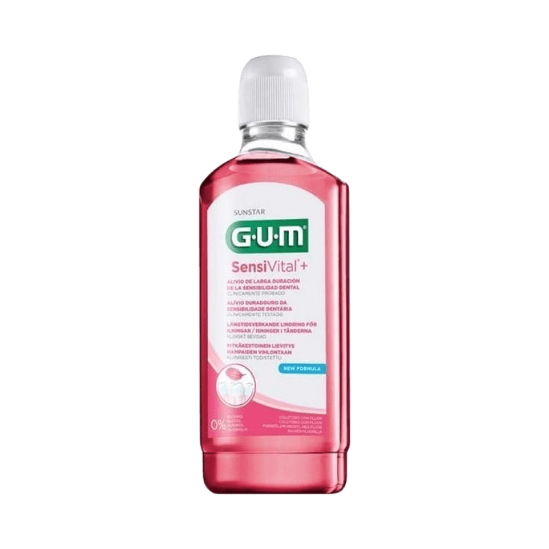 Gum SensiVital+ munskölj för känsliga tänder och långvarigt skydd