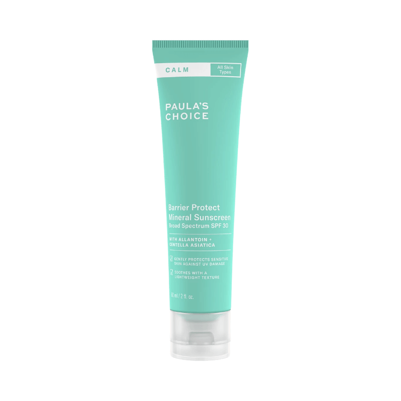 Paula’s Choice Calm Barrier Protect, mineralbaserad solkräm med SPF 30 för känslig hud