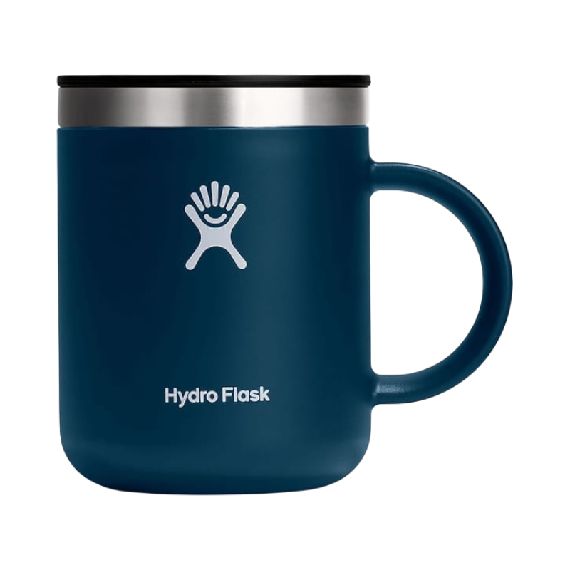 Hydro Flask kaffemugg 355 ml i blått – isolerad mugg som håller drycken varm länge.