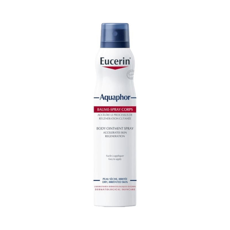 Eucerin Aquaphor Body Ointment Spray 250 ml, vårdande spray för torr och irriterad hud.
